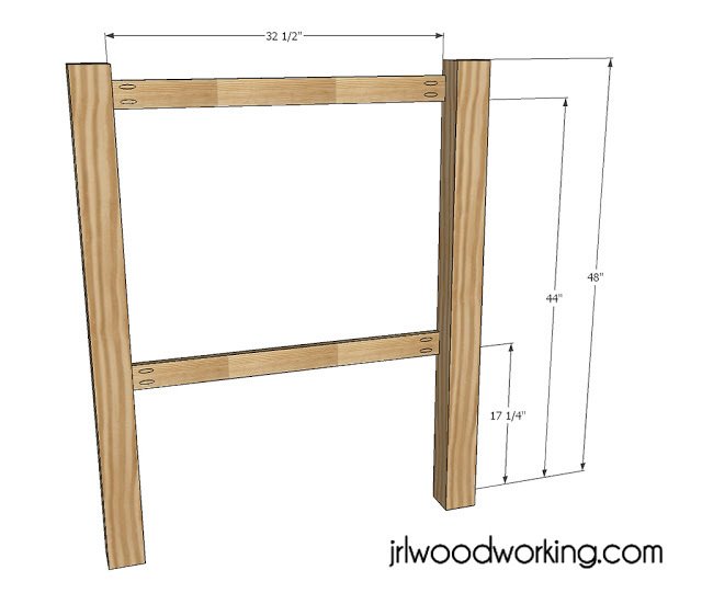 Twin Bed Beadboard Headboard — step 2