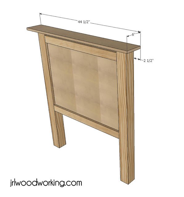 Twin Bed Beadboard Headboard — step 4