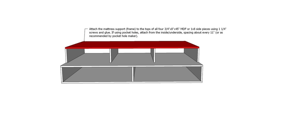 Twin Step Up Storage Bed — step 6