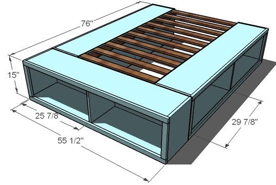 Twin Storage (Captains) Bed — step 1