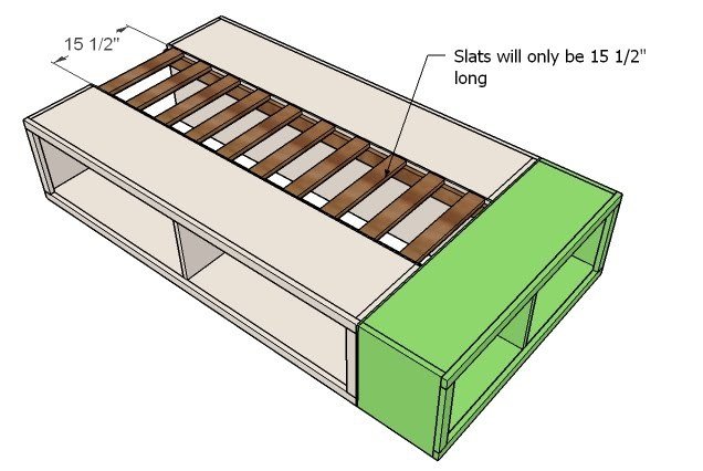Twin Storage (Captains) Bed — step 5