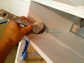 Two Drawer/Shelf Modern Nightstand — step 13