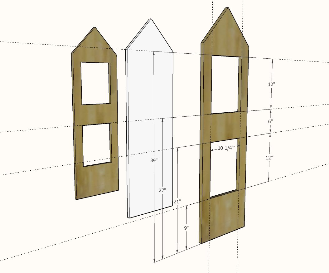 Two Story 18" or American Girl Dollhouse — step 2