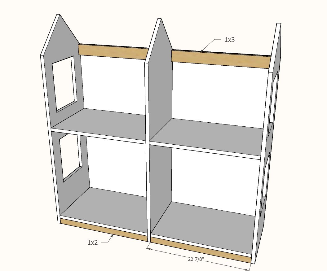 Two Story 18" or American Girl Dollhouse — step 4