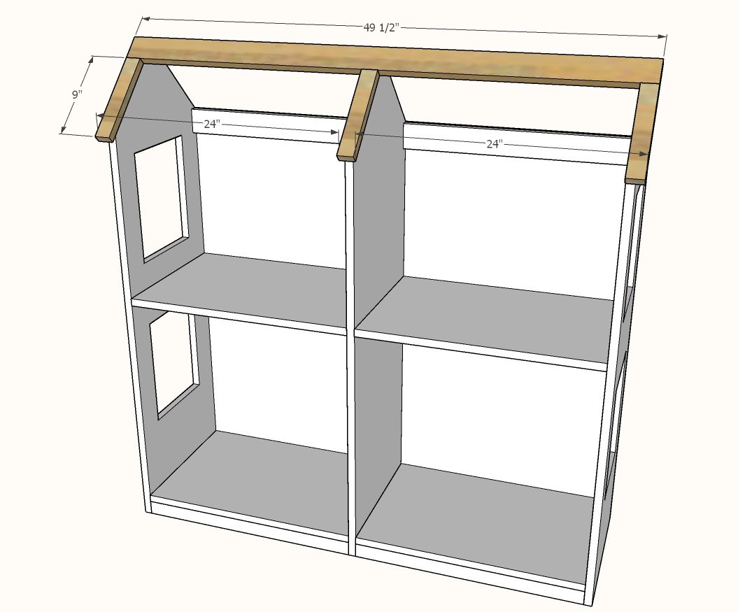 Two Story 18" or American Girl Dollhouse — step 6