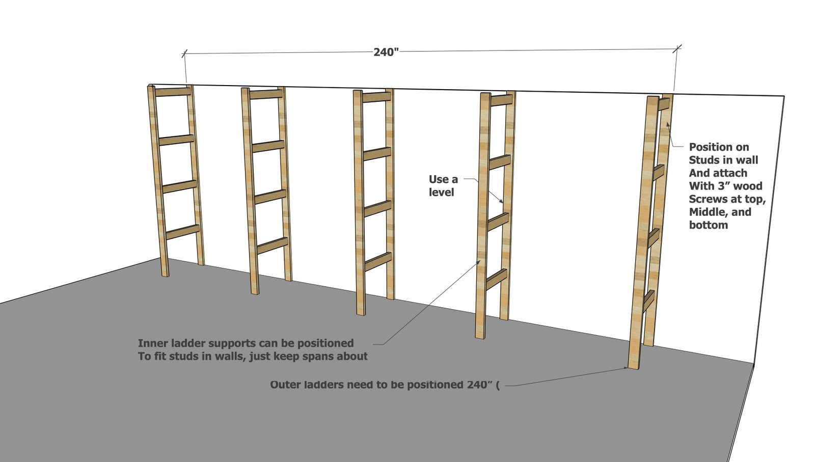 Ultimate Garage Shelving — step 2