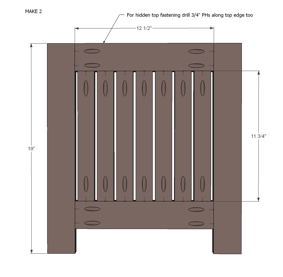 Umbrella Stand Hampton — step 2