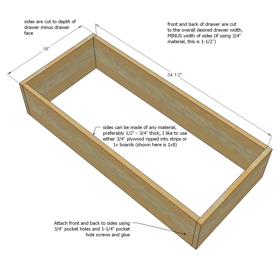 Under Bench Trundle Drawers — step 2