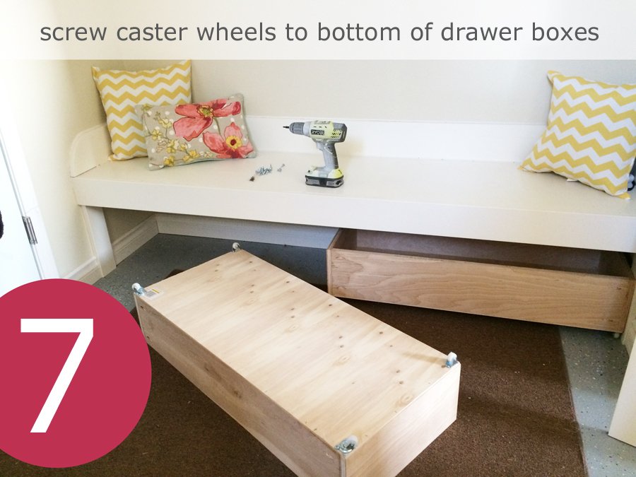 Under Bench Trundle Drawers — step 4
