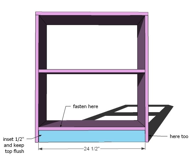 Under Loft Bed Desk System with Storage — step 2