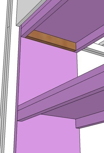 Under Loft Bed Tall Bookcase — step 7