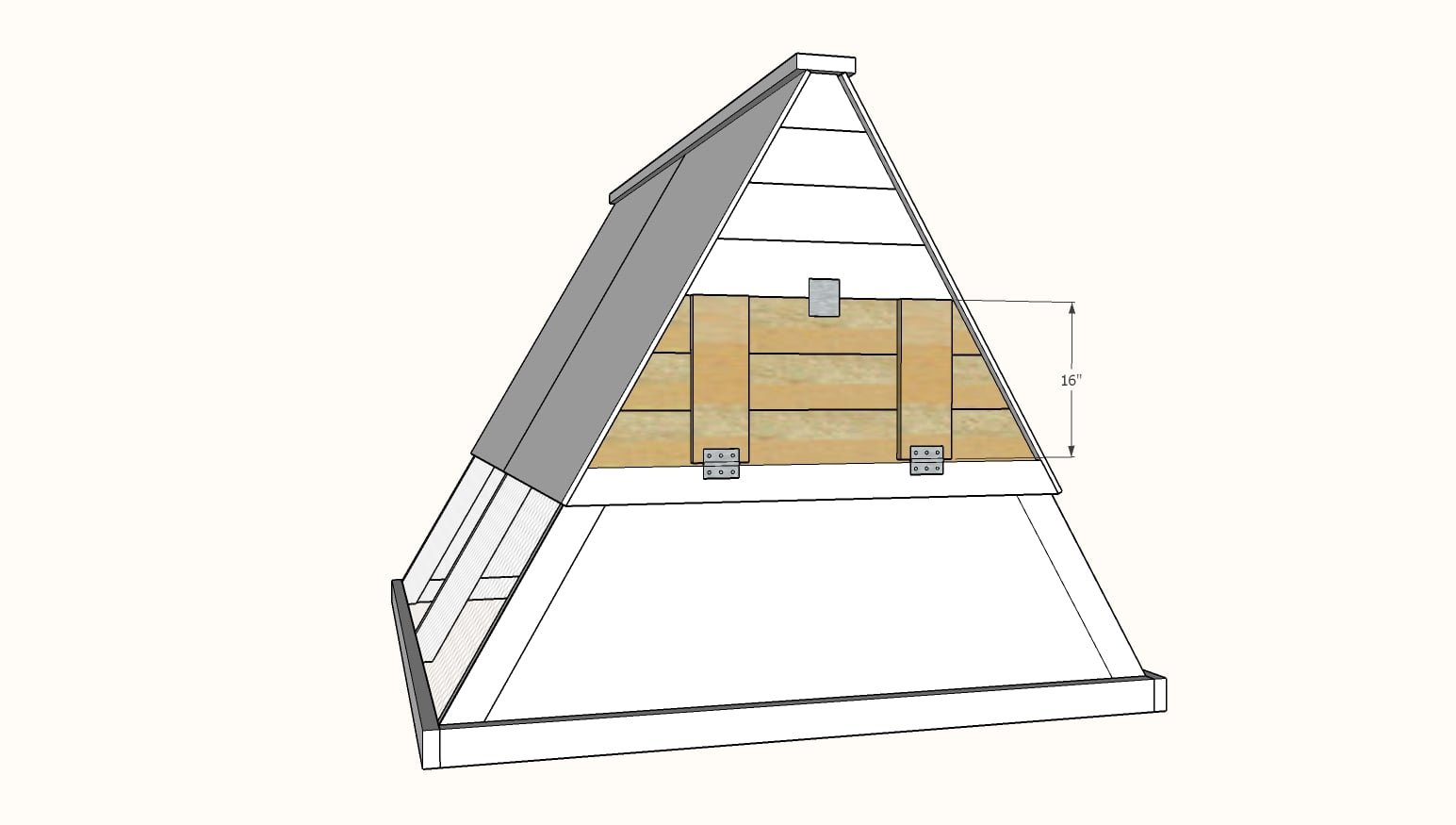 Updated A Frame Chicken Coop — step 10