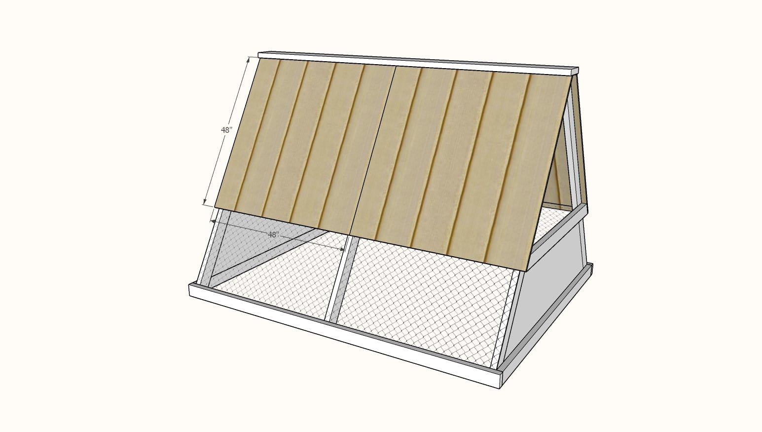 Updated A Frame Chicken Coop — step 8