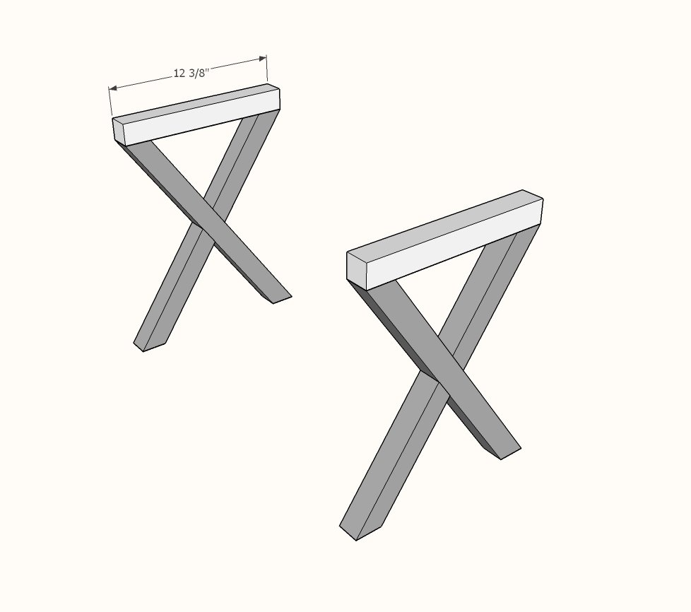 Upgraded Luggage Rack or Suitcase Stand Benches — step 2
