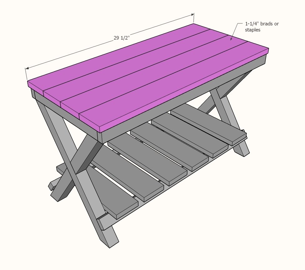 Upgraded Luggage Rack or Suitcase Stand Benches — step 5