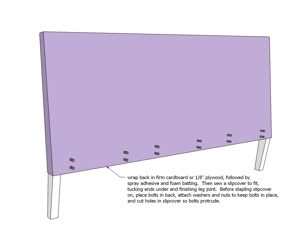 Upholstered Settee — step 9