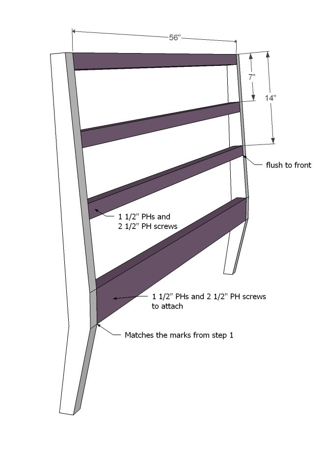 Upholstered Settee — step 2