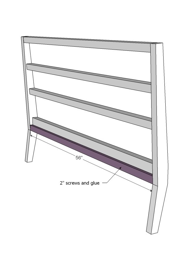 Upholstered Settee — step 4