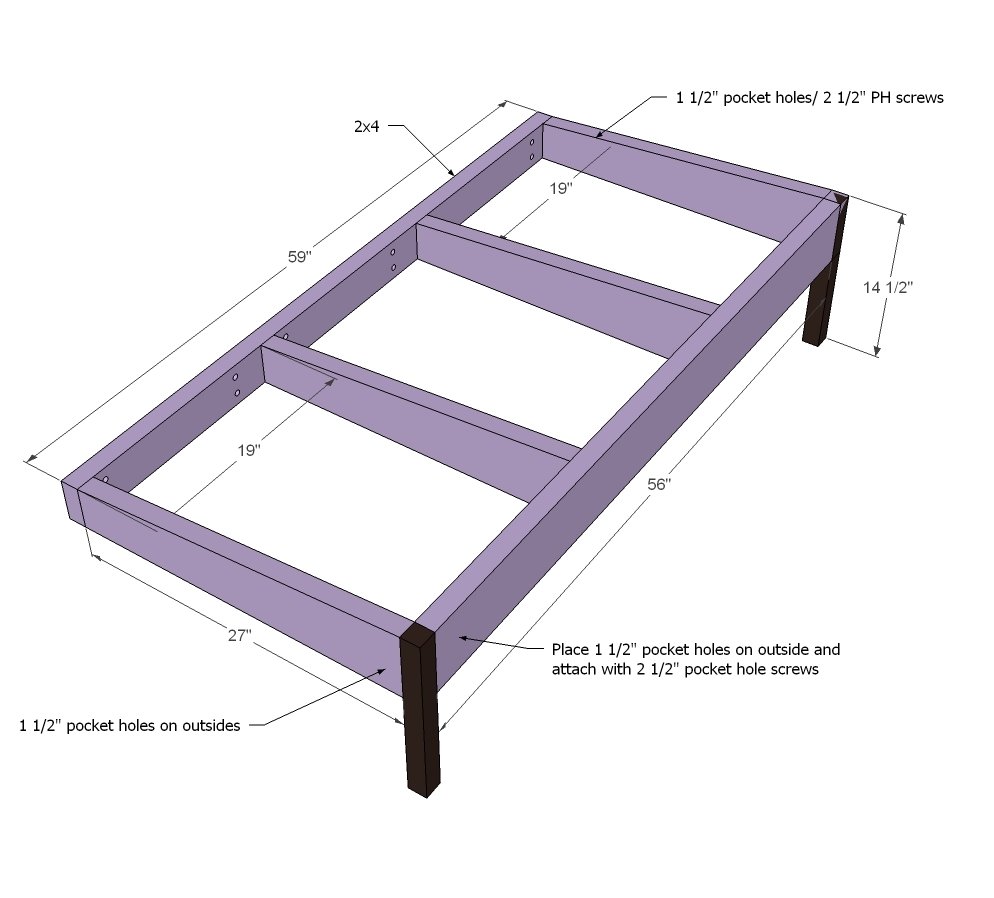 Upholstered Settee — step 7