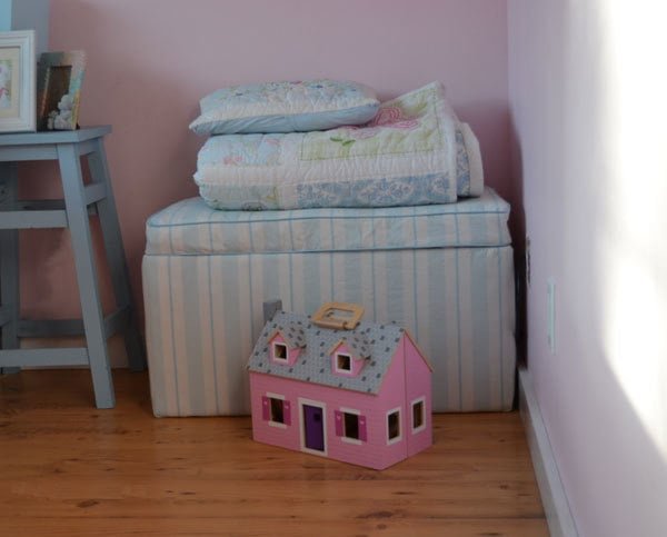 Upholstered Toybox Ottoman