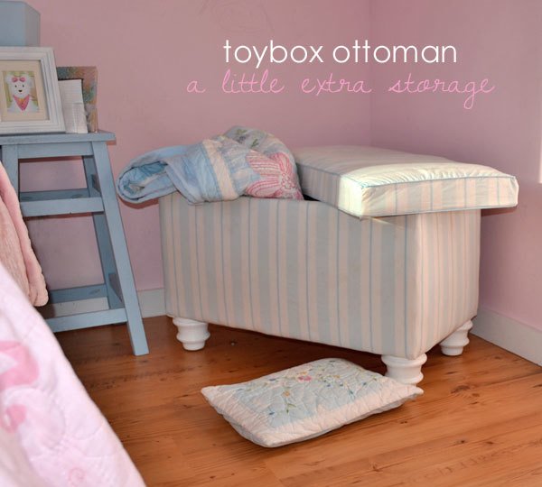 Upholstered Toybox Ottoman — step 5