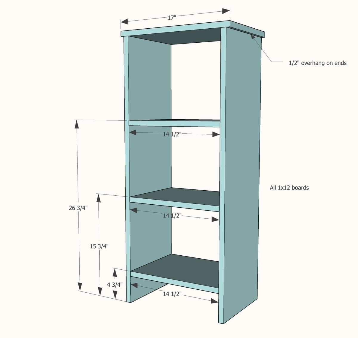 Vegetable Bin Cupboard — step 1
