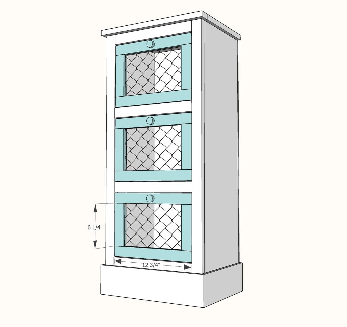 Vegetable Bin Cupboard — step 5