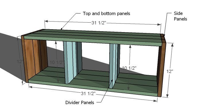 Vegetable Bins — step 1