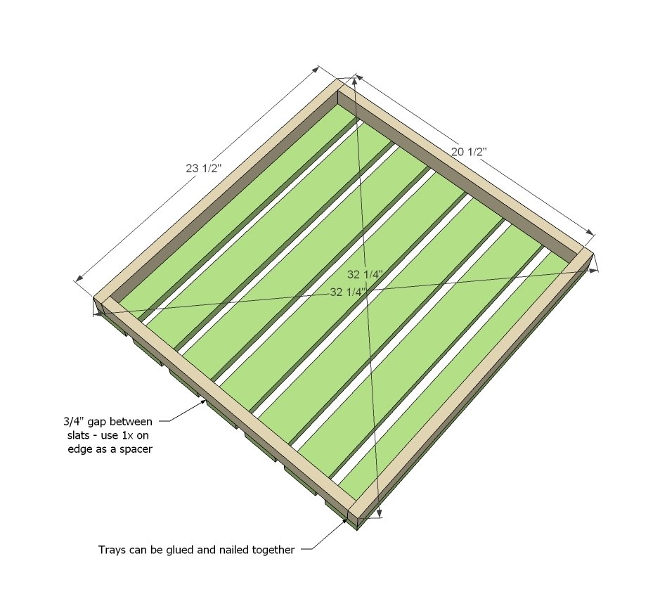 Vegetable Rack with Slide Out Trays — step 4