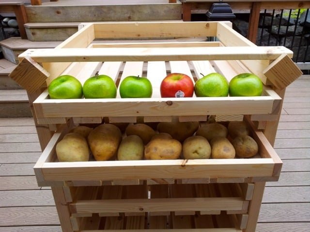 Vegetable Rack with Slide Out Trays — step 6