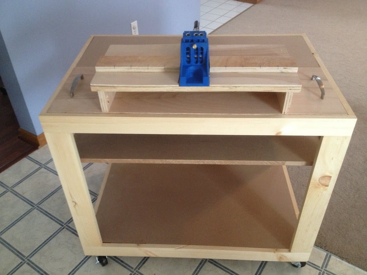 Versatile Shop cart/ workbench with inserts
