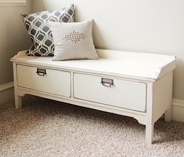 Vintage Drawer Bench