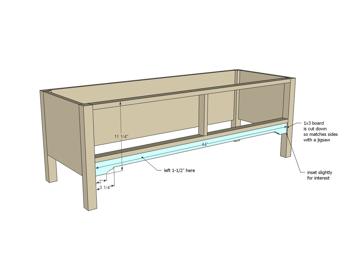 Vintage Drawer Bench — step 5