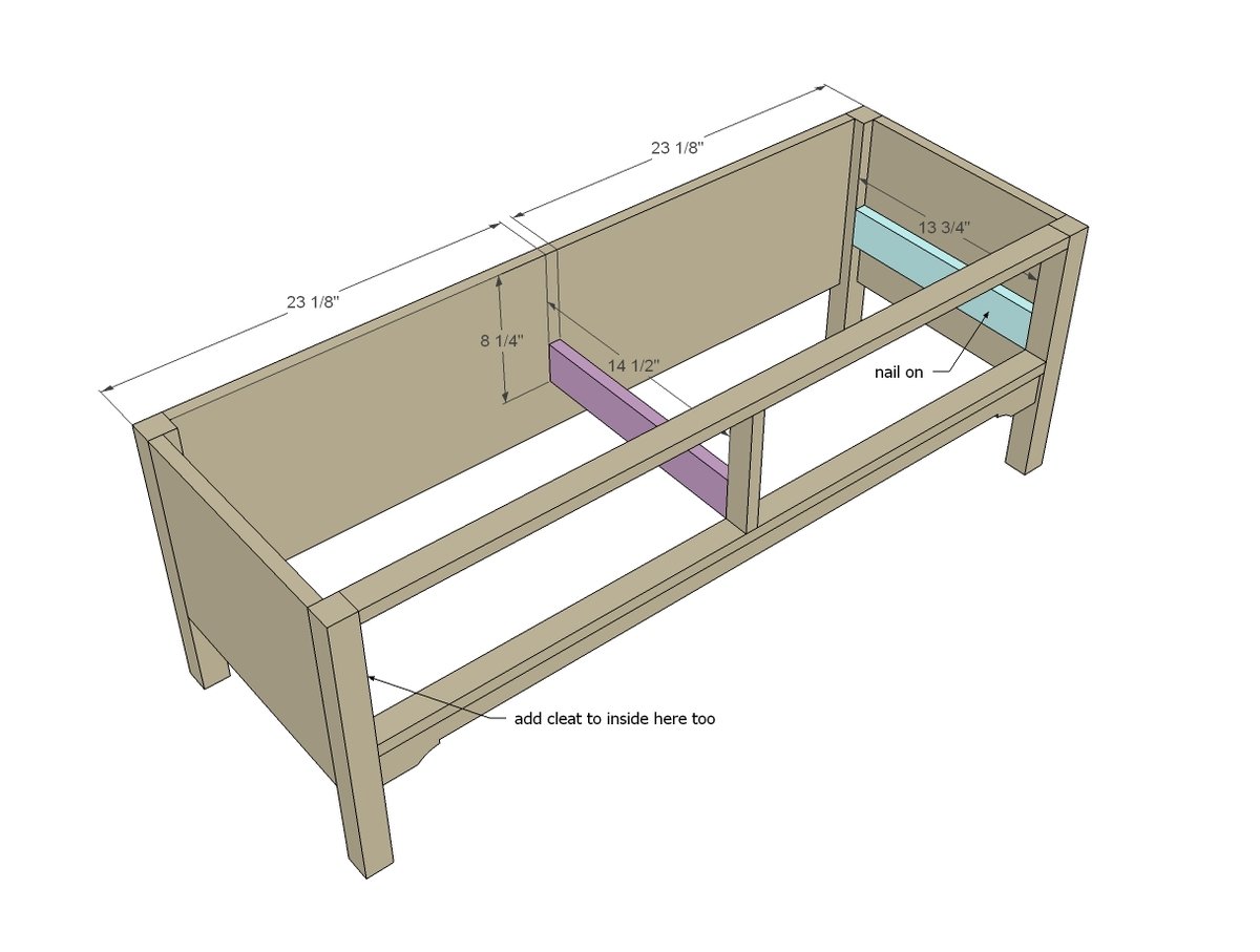 Vintage Drawer Bench — step 6