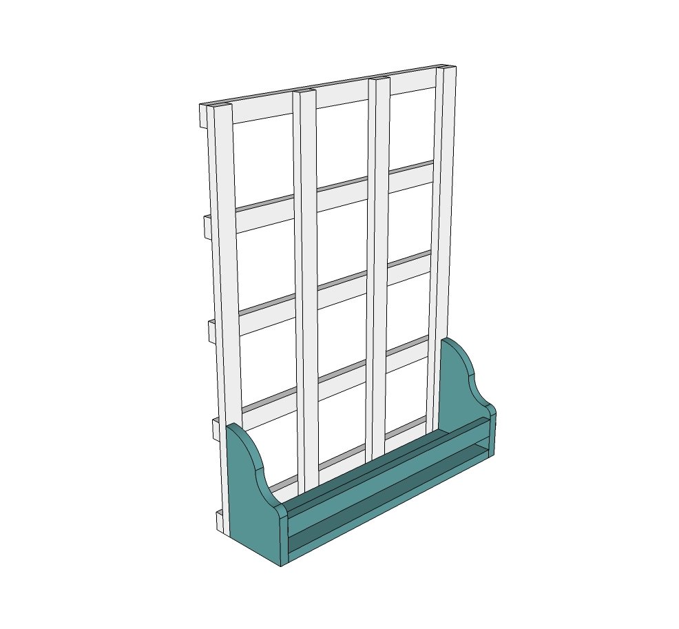 Vintage Look Wall Shelf — step 4