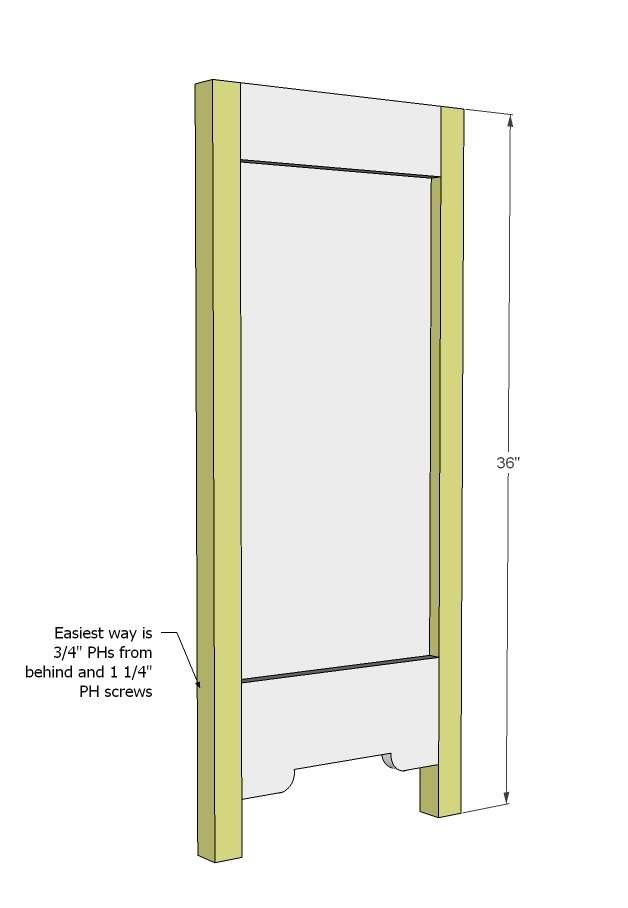 Vintage Pew Bench — step 2