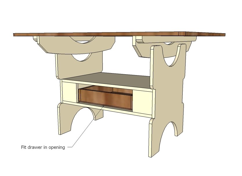 Vintage Storage Dining Table — step 9