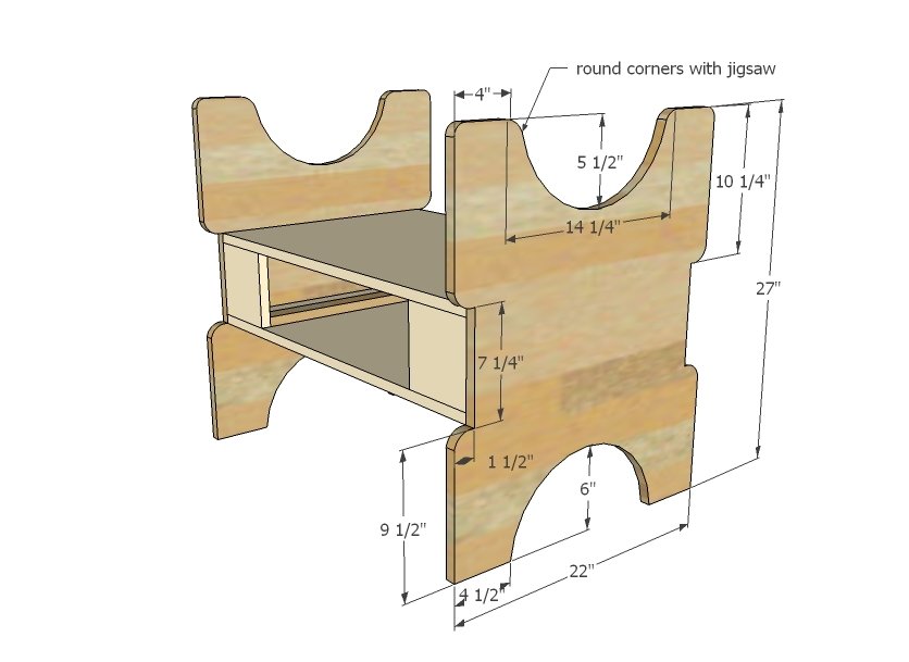 Vintage Storage Dining Table — step 4