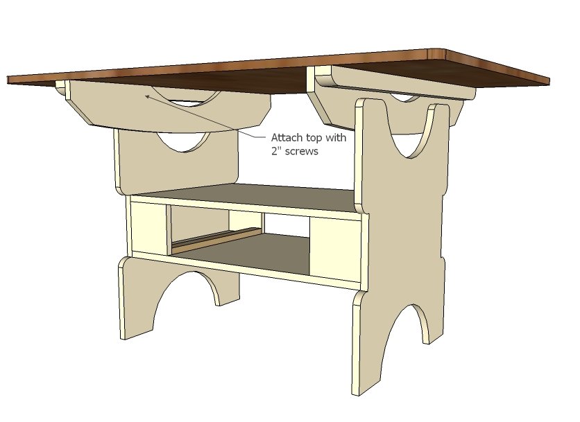 Vintage Storage Dining Table — step 7