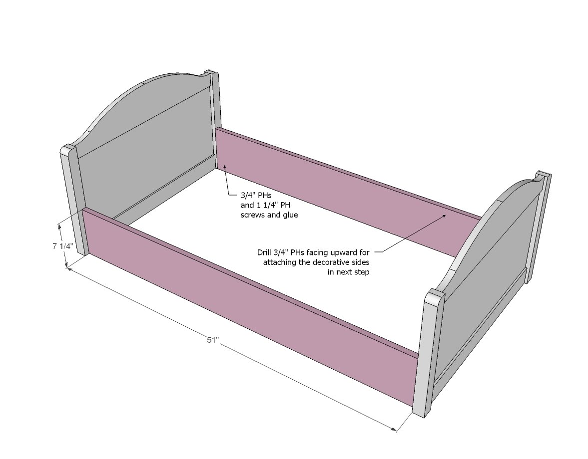 Vintage Toddler Bed — step 4