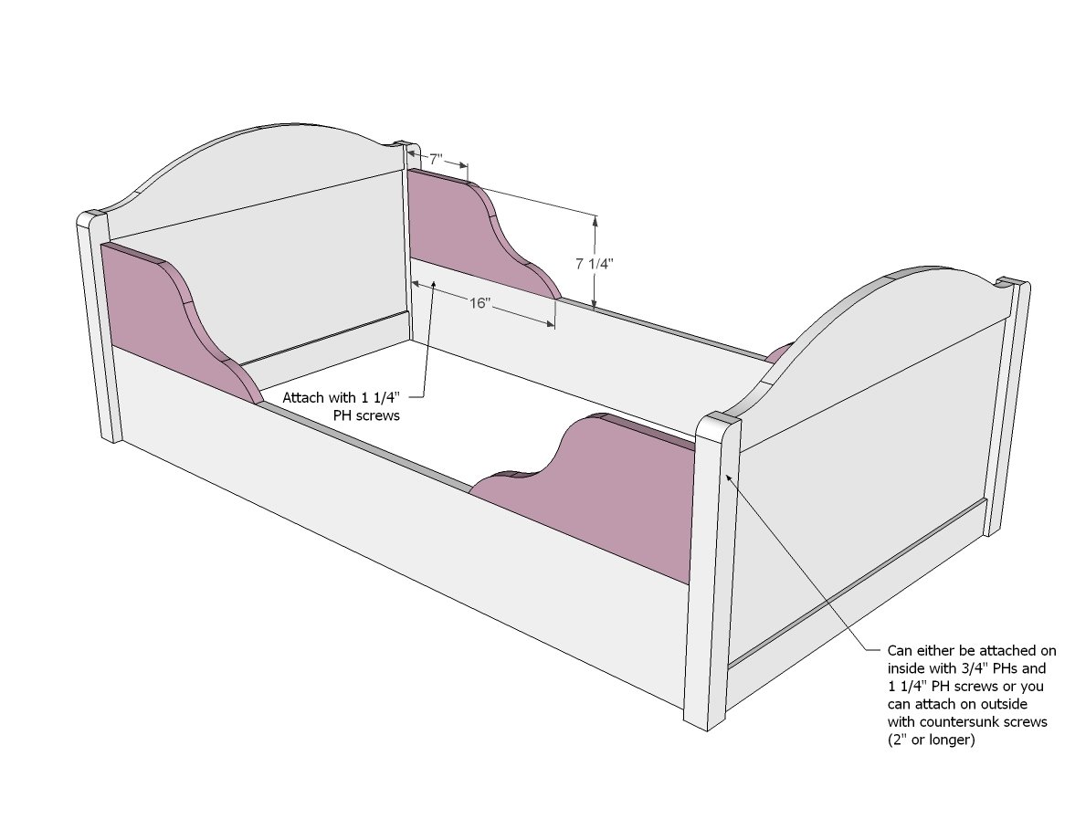 Vintage Toddler Bed — step 5
