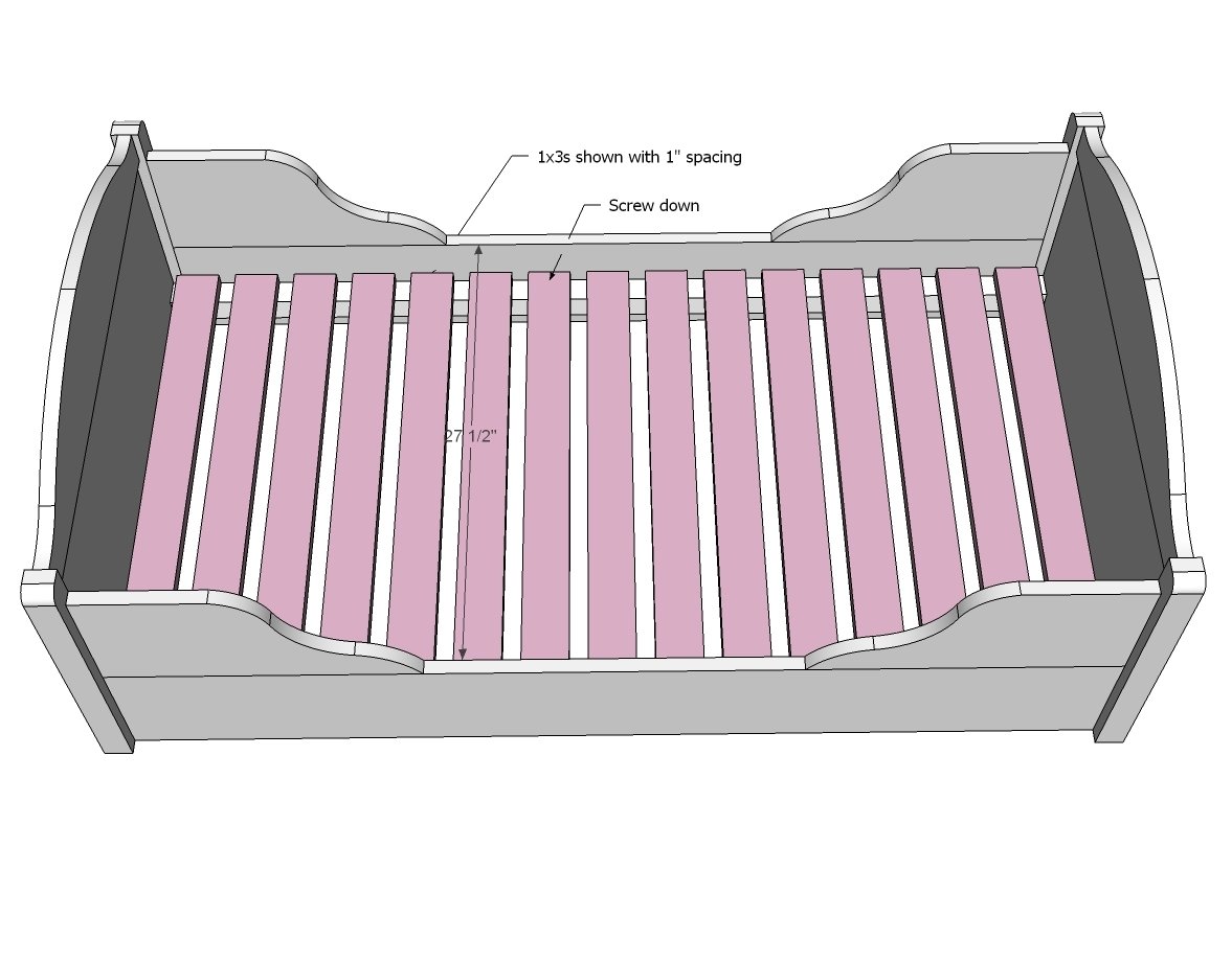 Vintage Toddler Bed — step 7