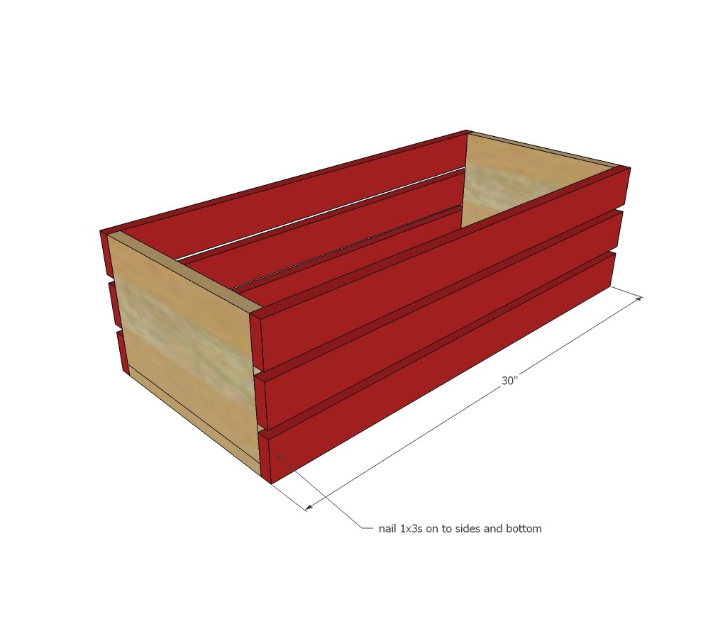 Vintage Wood Wagon — step 2