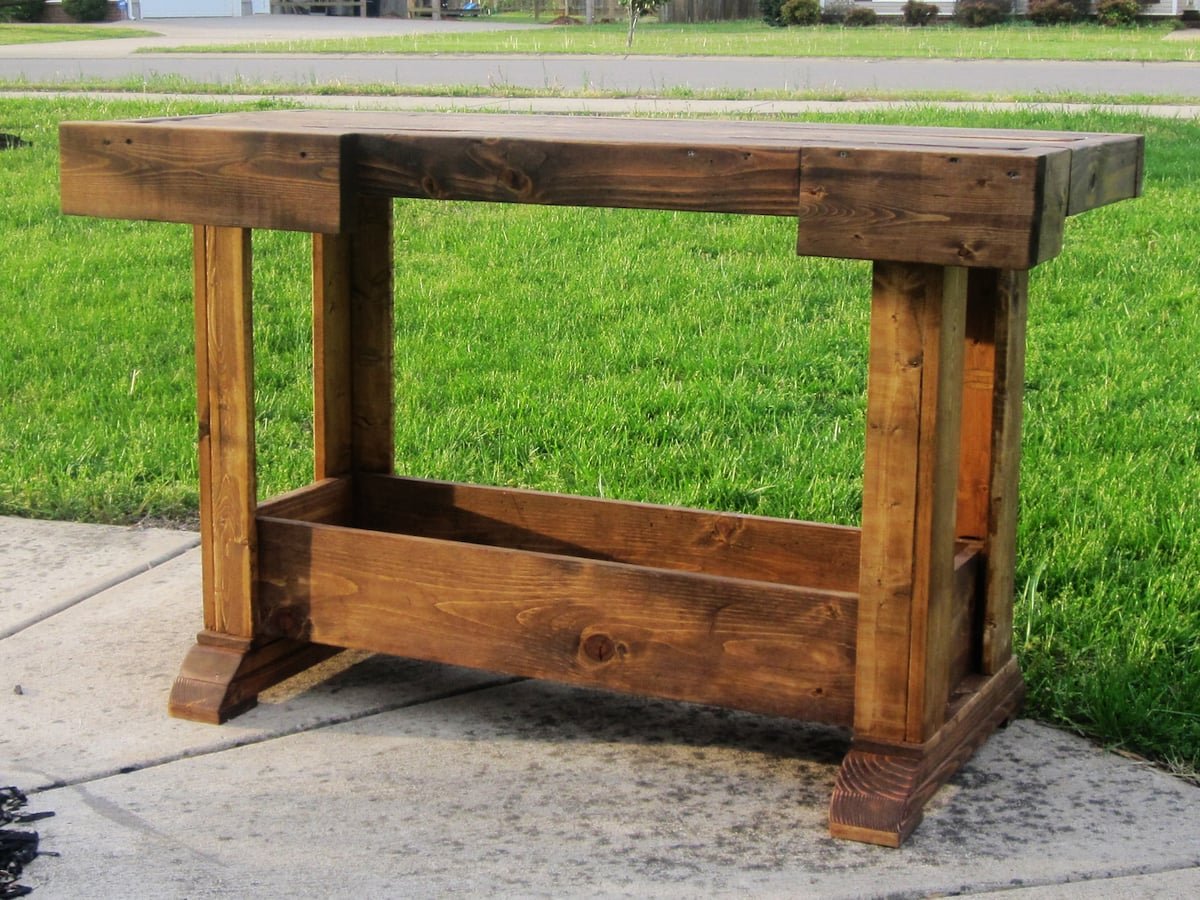 Vintage Workbench Console