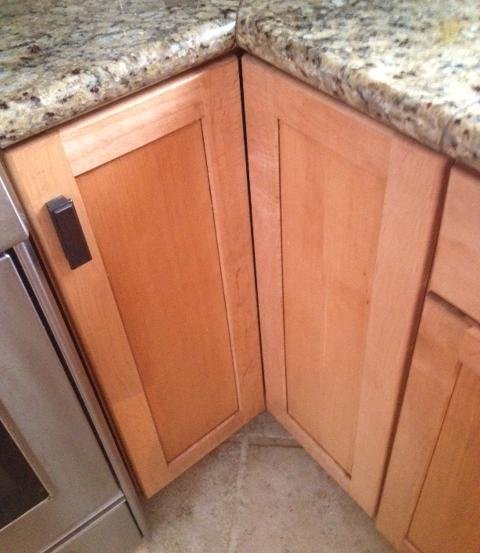 Wall Corner Pie Cut Kitchen Cabinet — step 10