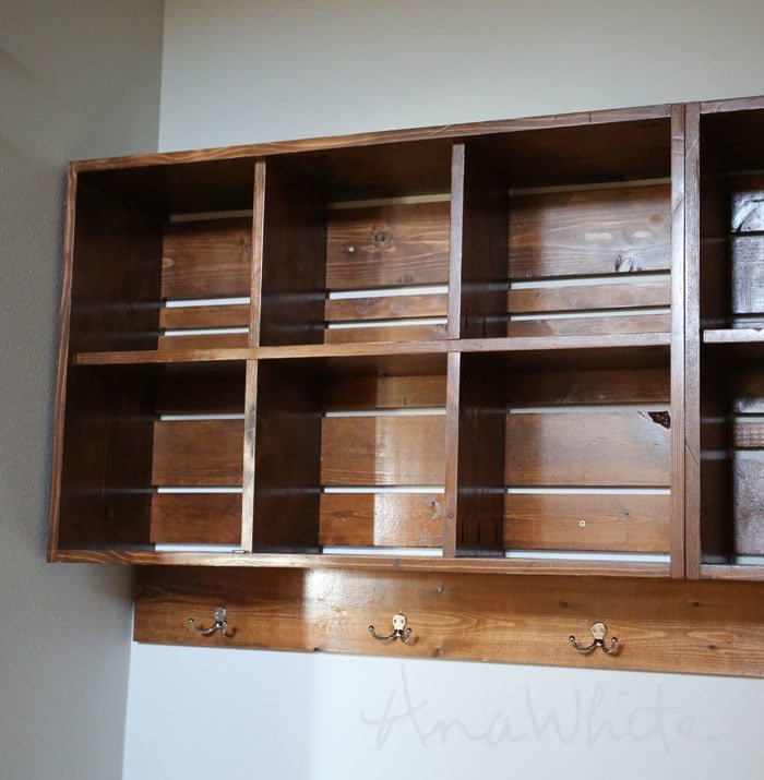 Wall Cubby Crate Shelves