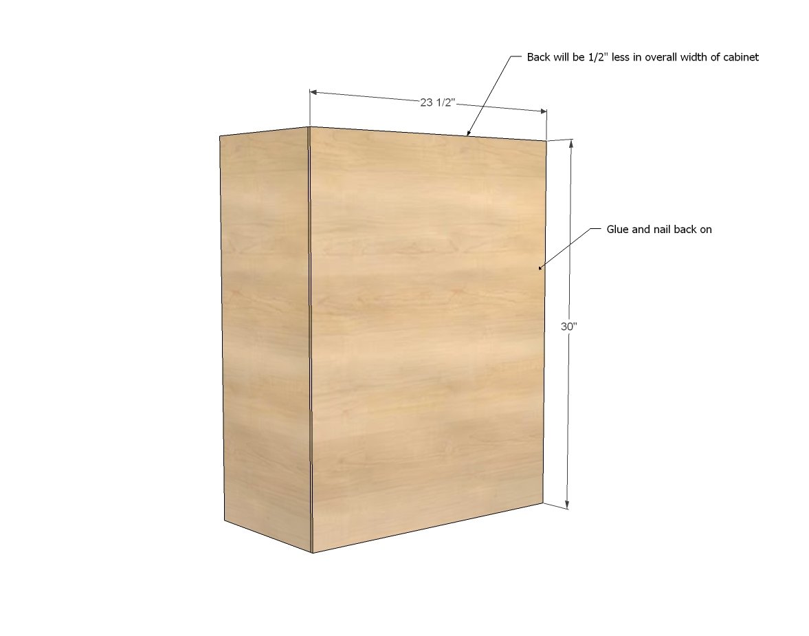 Wall Kitchen Cabinet Basic Carcass — step 4