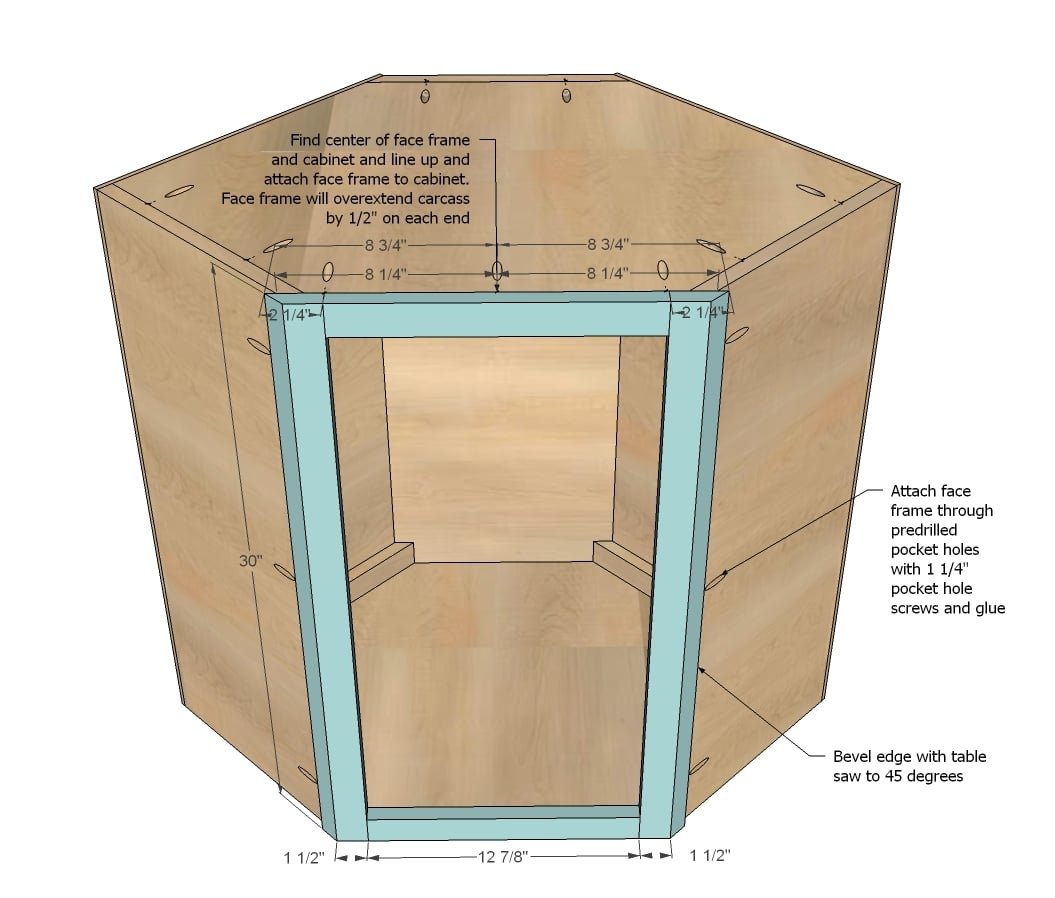 Wall Kitchen Corner Cabinet — step 7