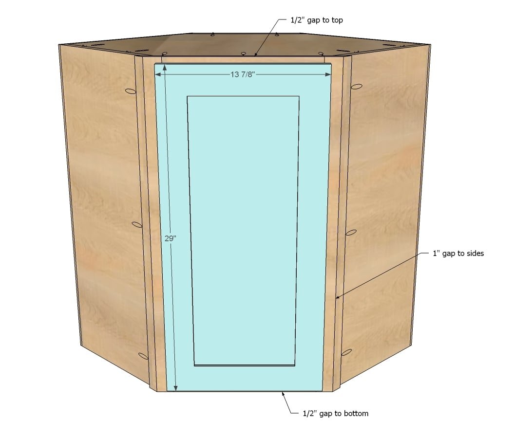 Wall Kitchen Corner Cabinet — step 8
