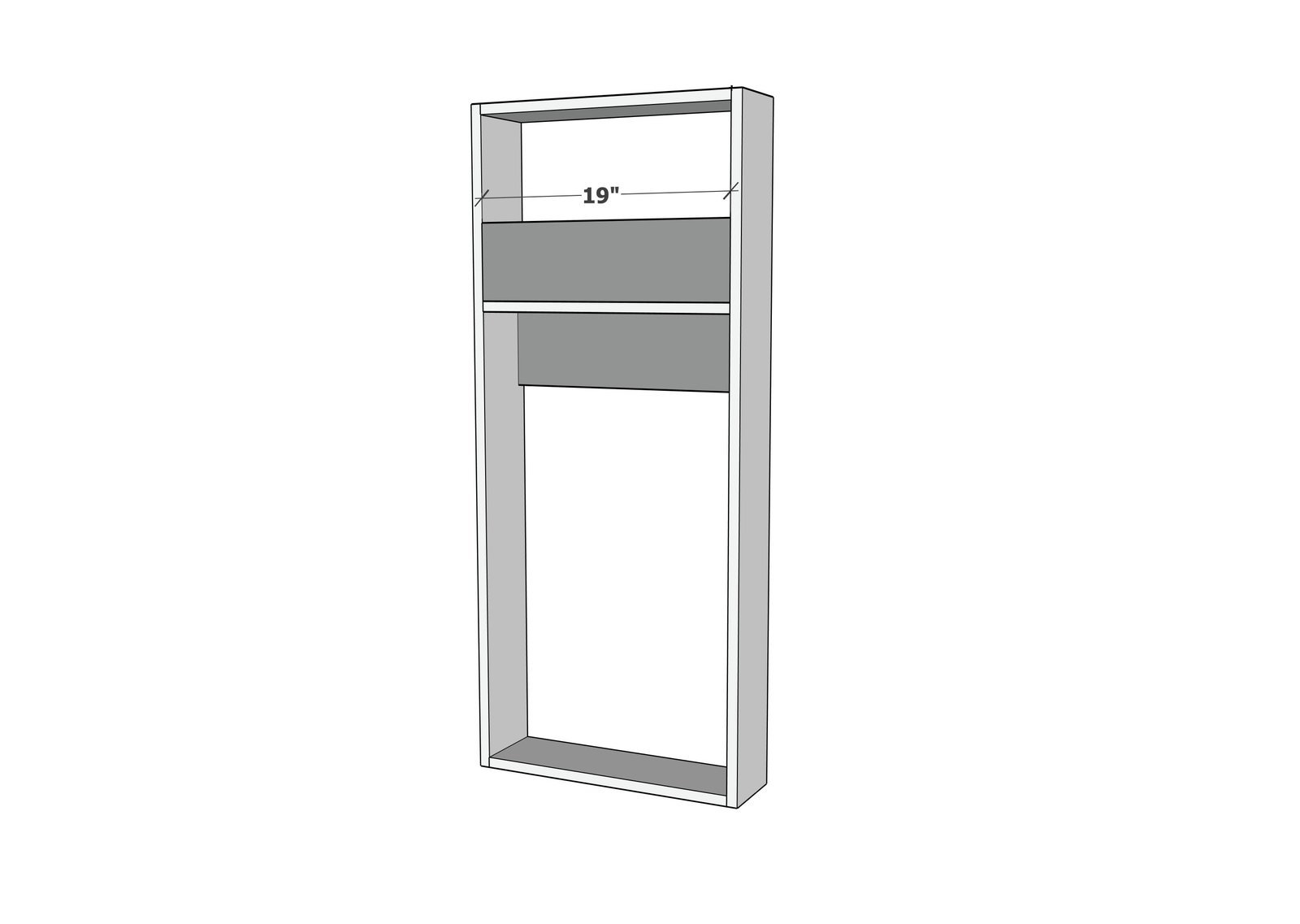 Wall-Mounted Backpack Station Organizer — step 2